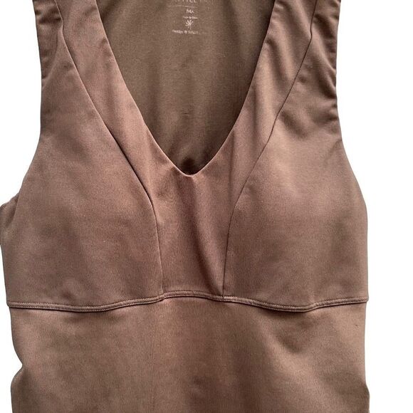 ATHLETA TANK With Internal Support Bra in Brown Women’s Size 34 - Picture 4 of 8